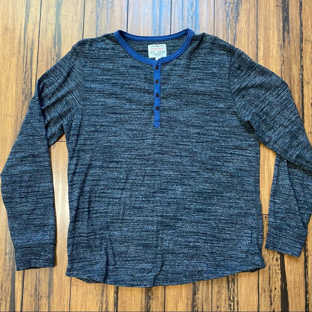 NWOT Lucky Brand Men’s LS raglan